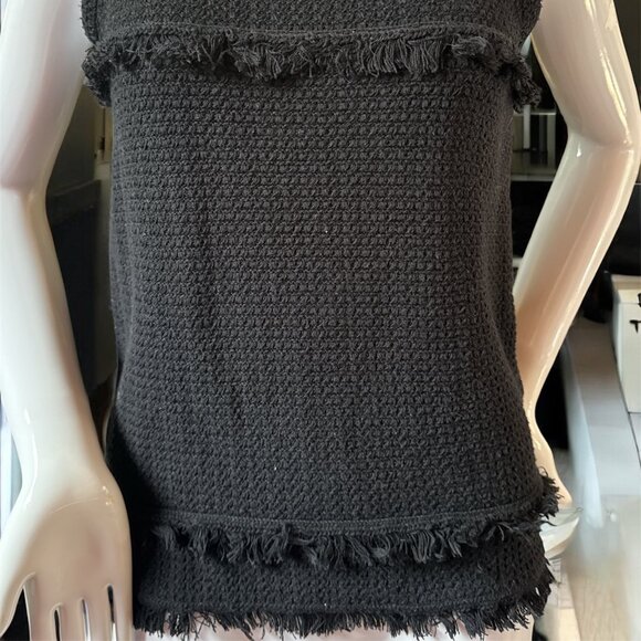 🖤 J. Crew Textured Fringe Sleeveless Top – Size Small 🖤 - Picture 2 of 2